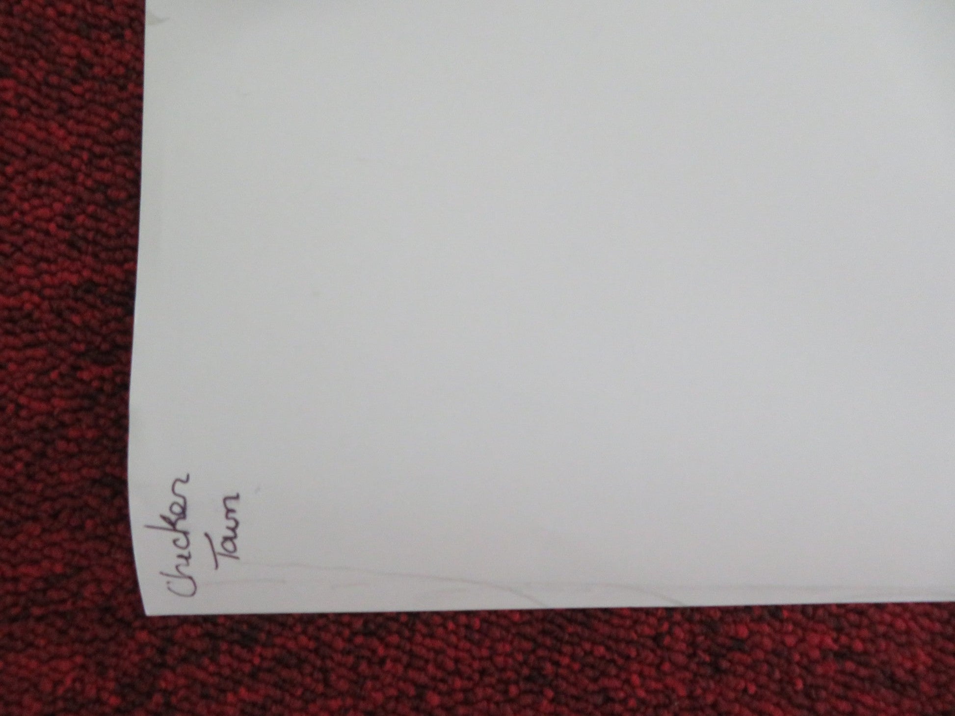 CHICKEN TOWN UK QUAD ROLLED POSTER RAMY BEN FREDJ HUGO CARTER 2025 Movie posters