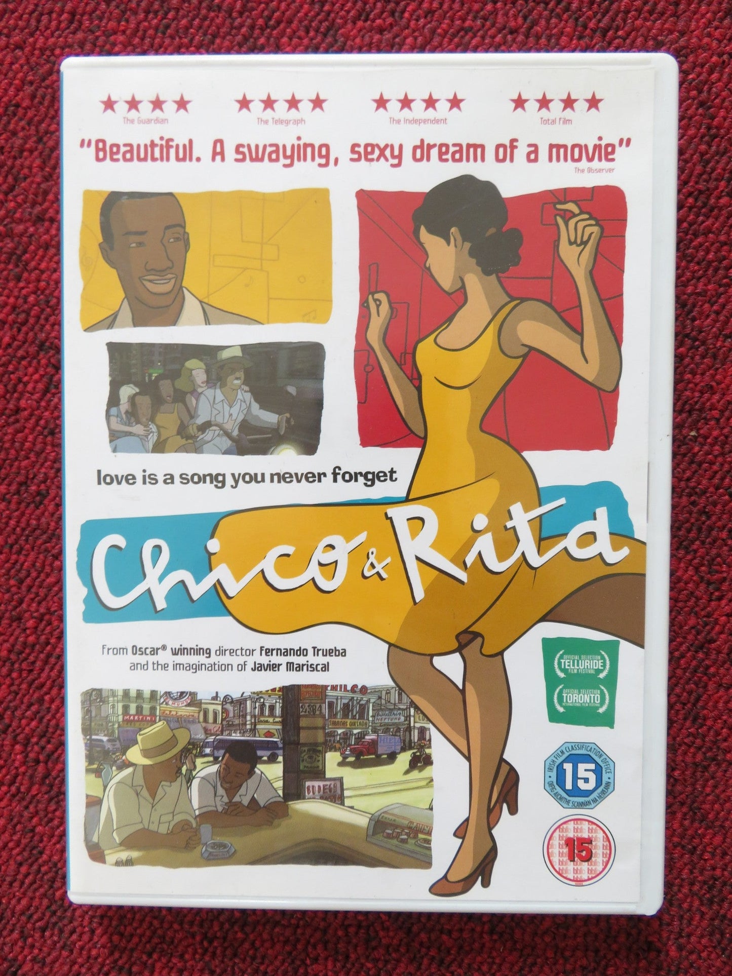 CHICO AND RITA (DVD) LIMARA MENESES JAVIER MARISCAL 2010 REGION 2 Rendezvous Cinema Movie posters