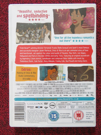 CHICO AND RITA (DVD) LIMARA MENESES JAVIER MARISCAL 2010 REGION 2 Rendezvous Cinema Movie posters