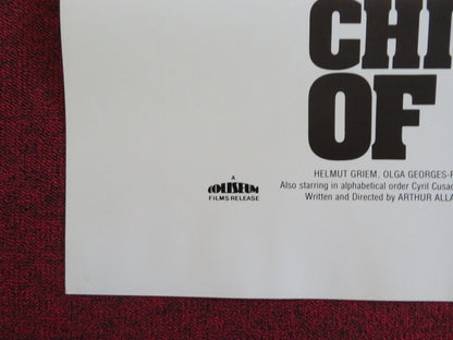 CHILDREN OF RAGE US TRI FOLDED ONE SHEET ROLLED POSTER HELMUT GRIEM 1975 Rendezvous Cinema Movie posters