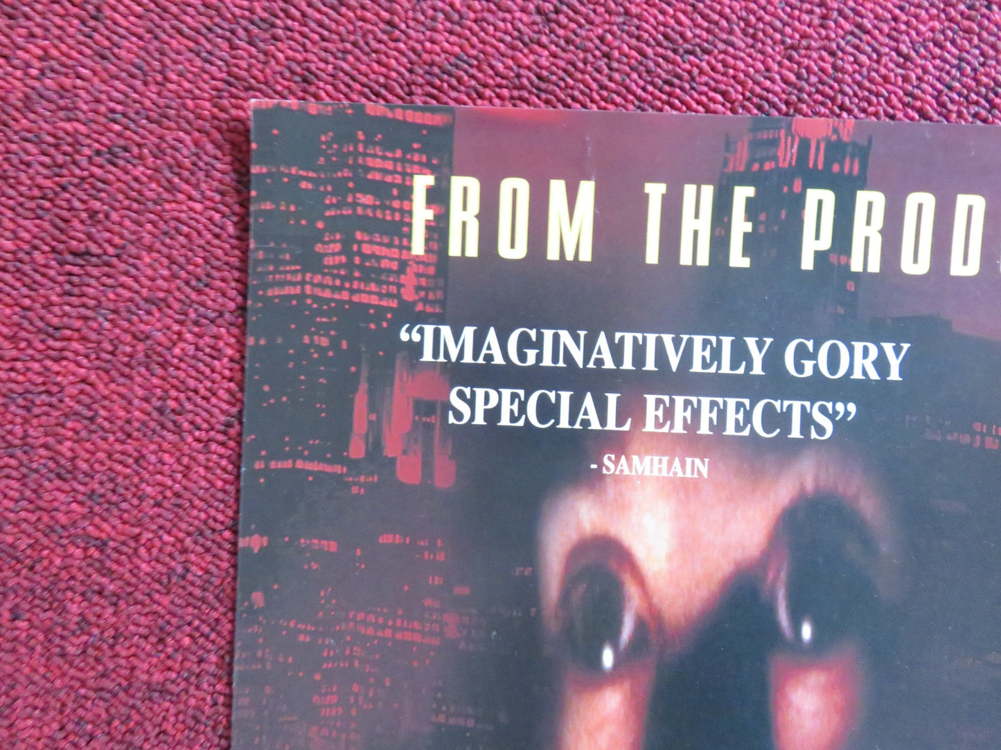 CHILDREN OF THE CORN III: URBAN HARVEST VHS VIDEO POSTER DANIEL CERNY 1995 Rendezvous Cinema Movie posters