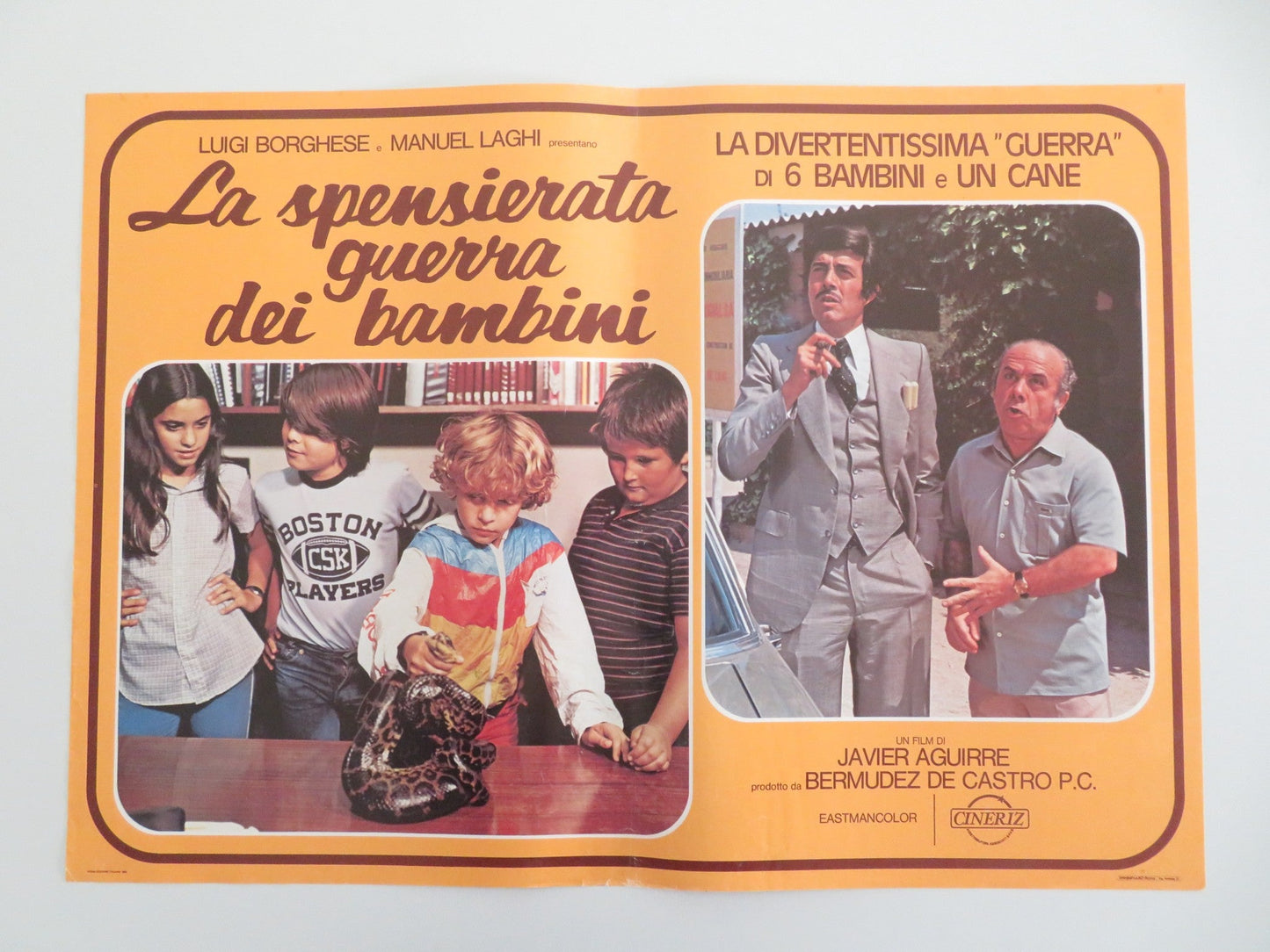 CHILDREN'S WAR - E ITALIAN FOTOBUSTA POSTER TINO FERNANDEZ YOLANDA VENTURA 1982 Movie posters