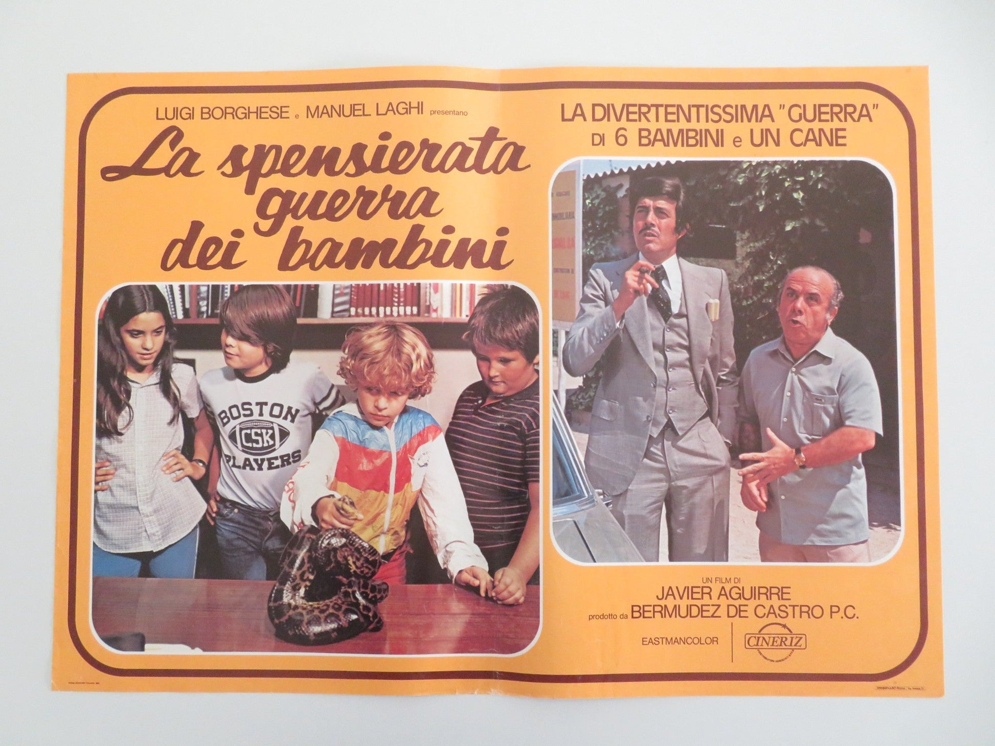 CHILDREN'S WAR - E ITALIAN FOTOBUSTA POSTER TINO FERNANDEZ YOLANDA VENTURA 1982 Movie posters