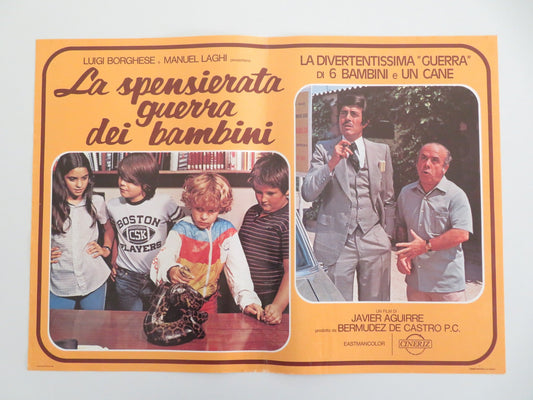 CHILDREN'S WAR - E ITALIAN FOTOBUSTA POSTER TINO FERNANDEZ YOLANDA VENTURA 1982 Movie posters