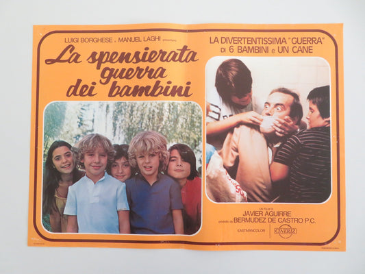 CHILDREN'S WAR - F ITALIAN FOTOBUSTA POSTER TINO FERNANDEZ YOLANDA VENTURA 1982 Movie posters