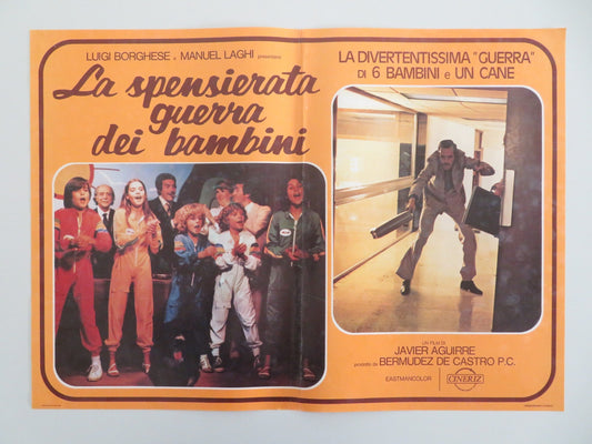 CHILDREN'S WAR - G ITALIAN FOTOBUSTA POSTER TINO FERNANDEZ YOLANDA VENTURA 1982 Movie posters