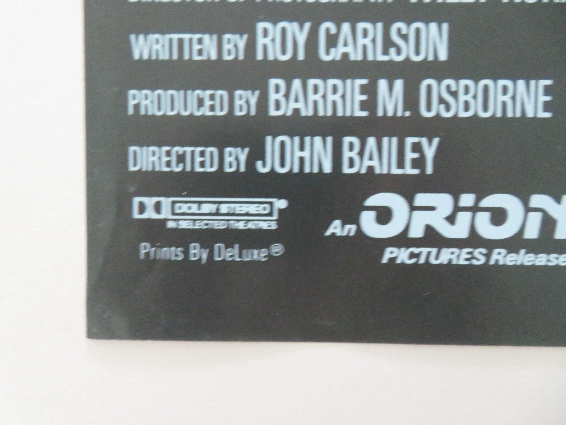 CHINA MOON VHS VIDEO POSTER ED HARRIS MADELEINE STOWE 1994 Movie posters