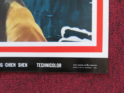 CHINESE DRAGON - A ITALIAN FOTOBUSTA POSTER KAO PENG CHENG PIAO 1974 Rendezvous Cinema Movie posters