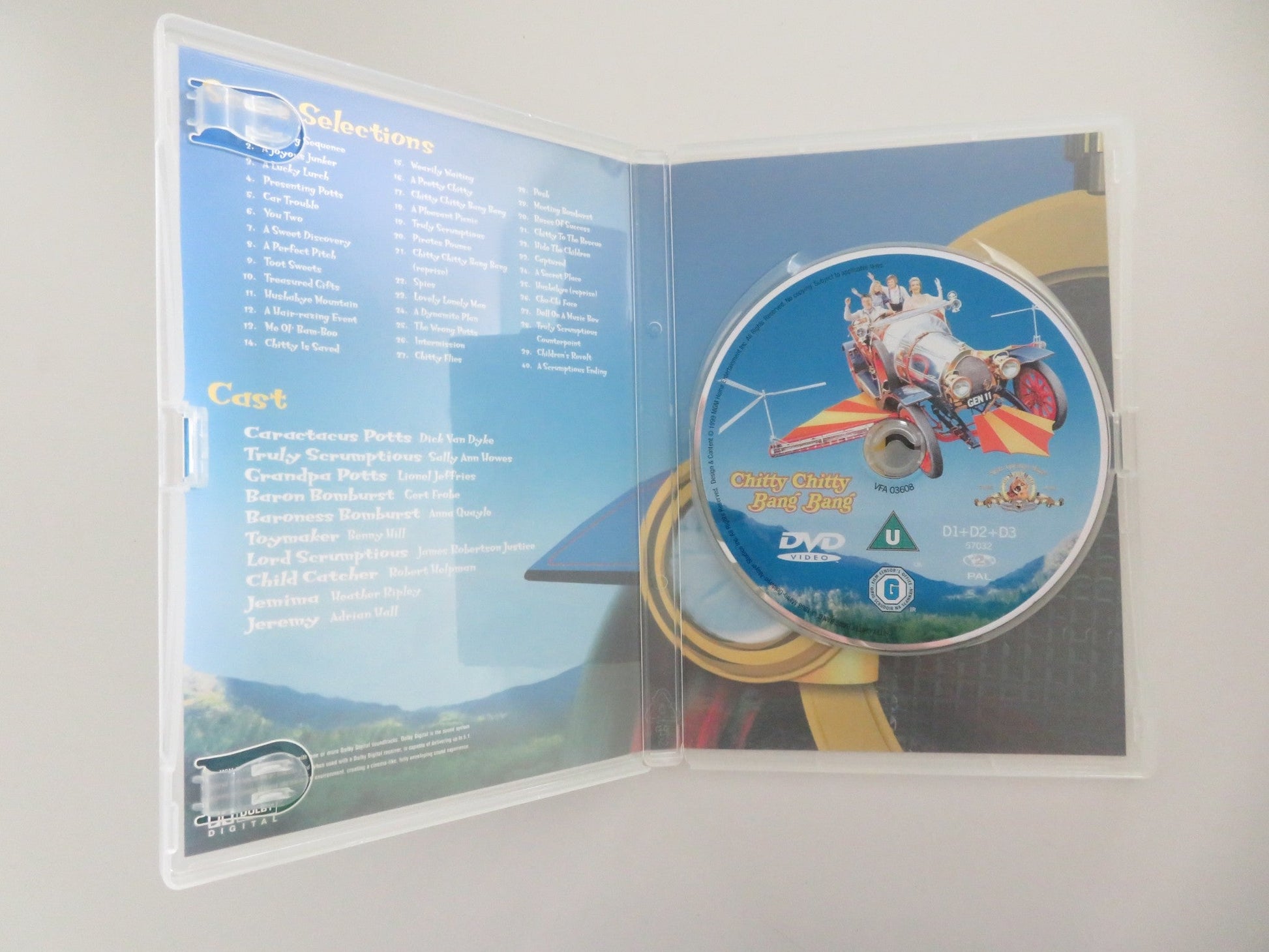 CHITTY CHITTY BANG BANG (DVD) DICK VAN DYKE LIONEL JEFFRIES 1968 REGION 2 Movie posters