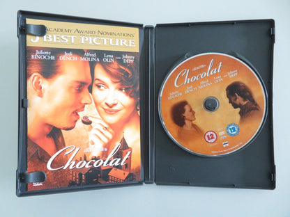 CHOCOLAT (DVD) JOHNNY DEPP JULIETTE BINOCHE 2000 REGION 2 Movie posters