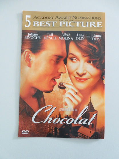 CHOCOLAT (DVD) JOHNNY DEPP JULIETTE BINOCHE 2000 REGION 2 Movie posters