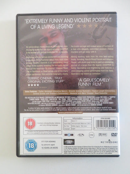 CHOPPER (DVD) ERIC BANA VINCE COLOSIMO 2000 REGION 2 - Rendezvous Cinema