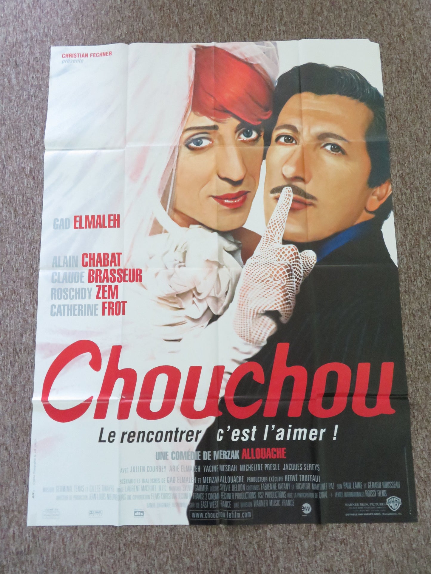 Chouchou French Grande Poster Gad Elmaleh Alain Chabat 2003 Movie posters