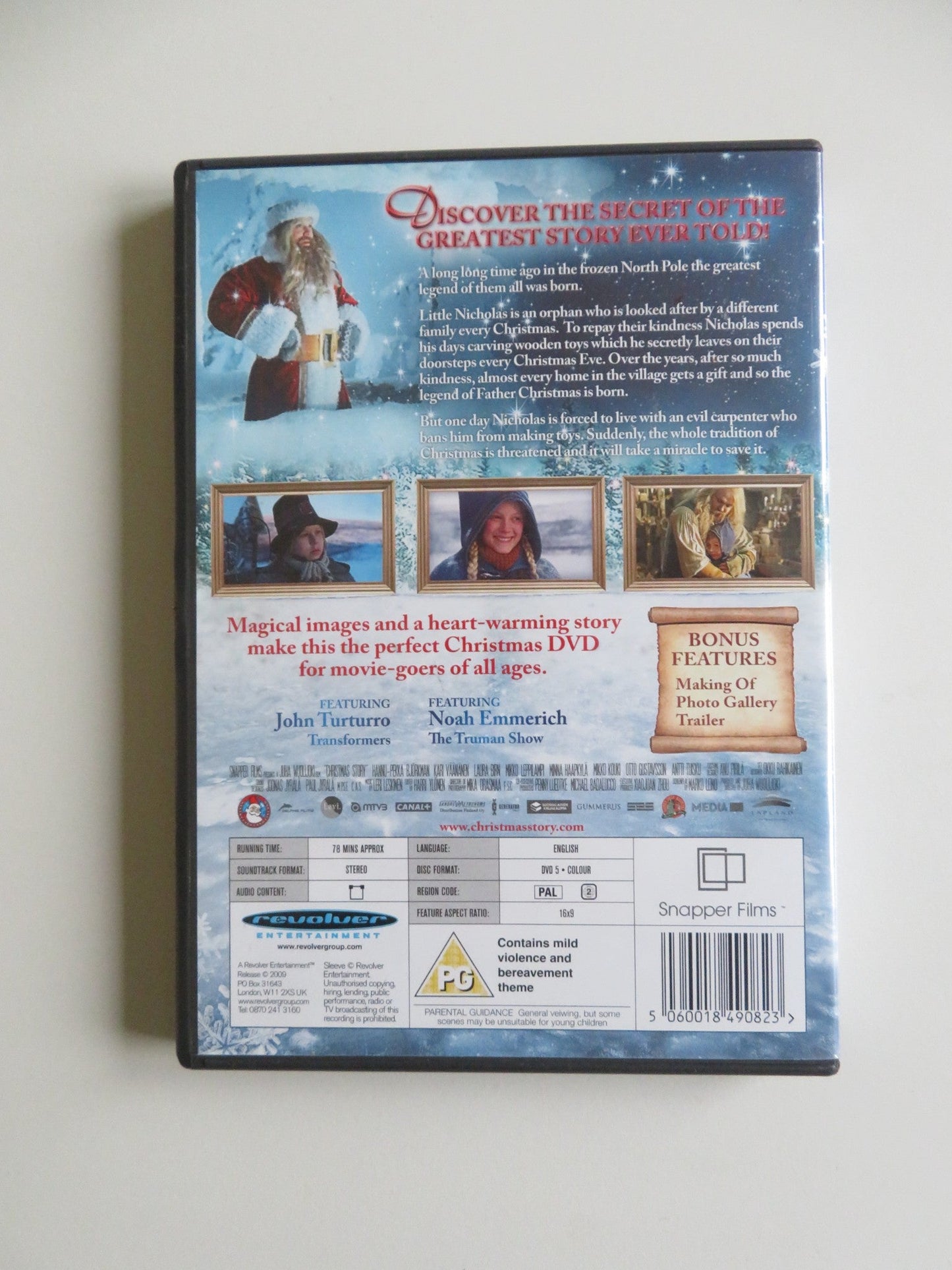 CHRISTMAS STORY (DVD) JOHN TUTURRO NOAH EMMERICH 2007 REGION 2 Movie posters