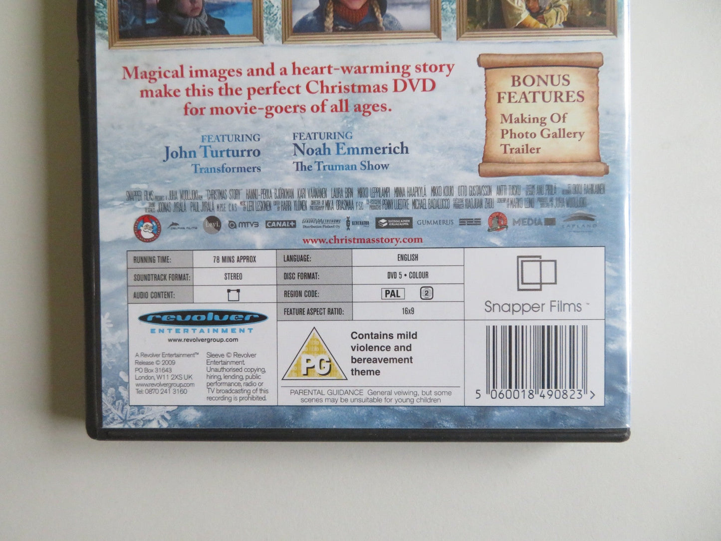 CHRISTMAS STORY (DVD) JOHN TUTURRO NOAH EMMERICH 2007 REGION 2 Movie posters