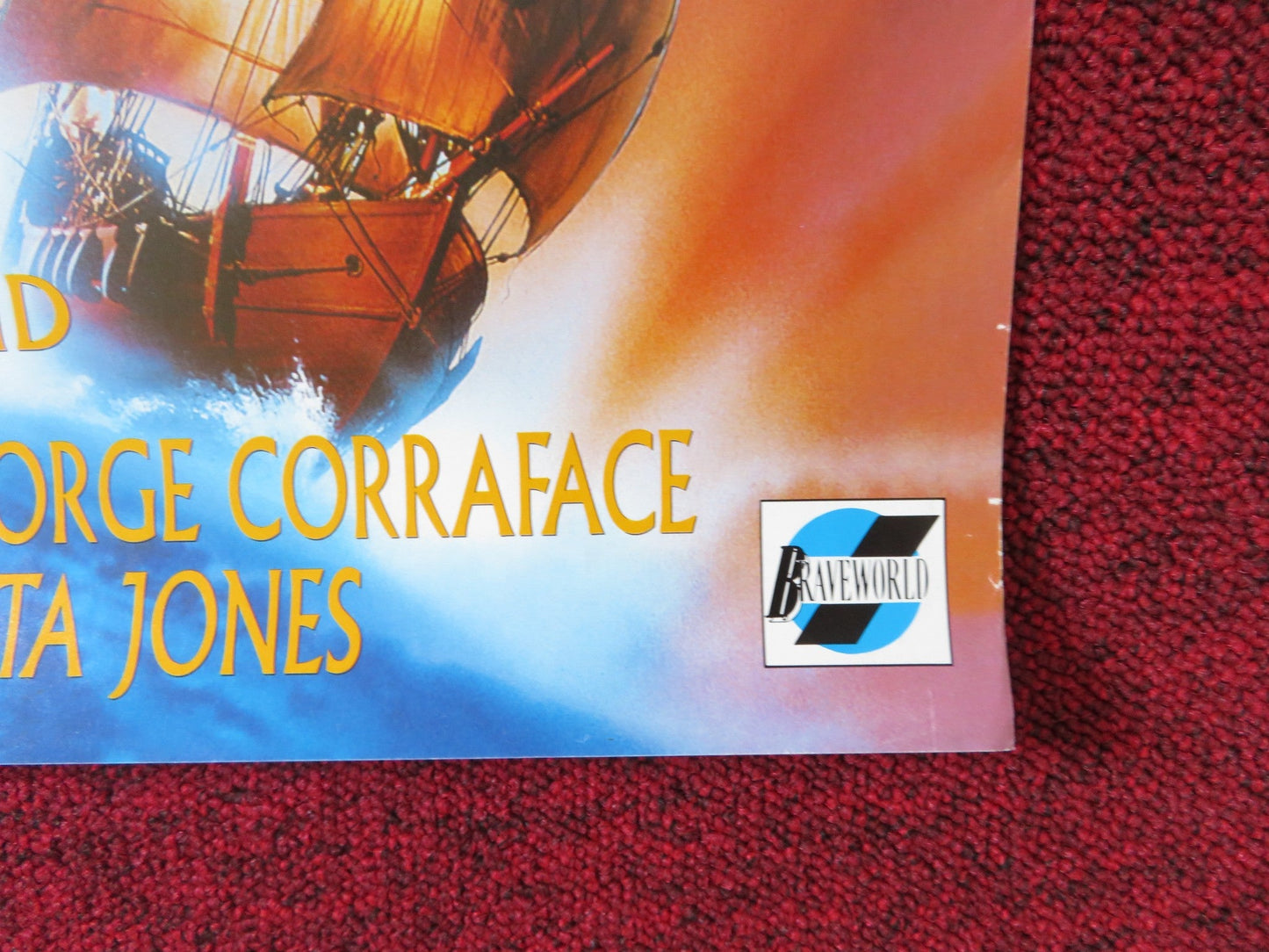 CHRISTOPHER COLUMBUS: THE DISCOVERY VHS VIDEO POSTER MARLON BRANDO SELLECK 1992 Rendezvous Cinema Movie posters