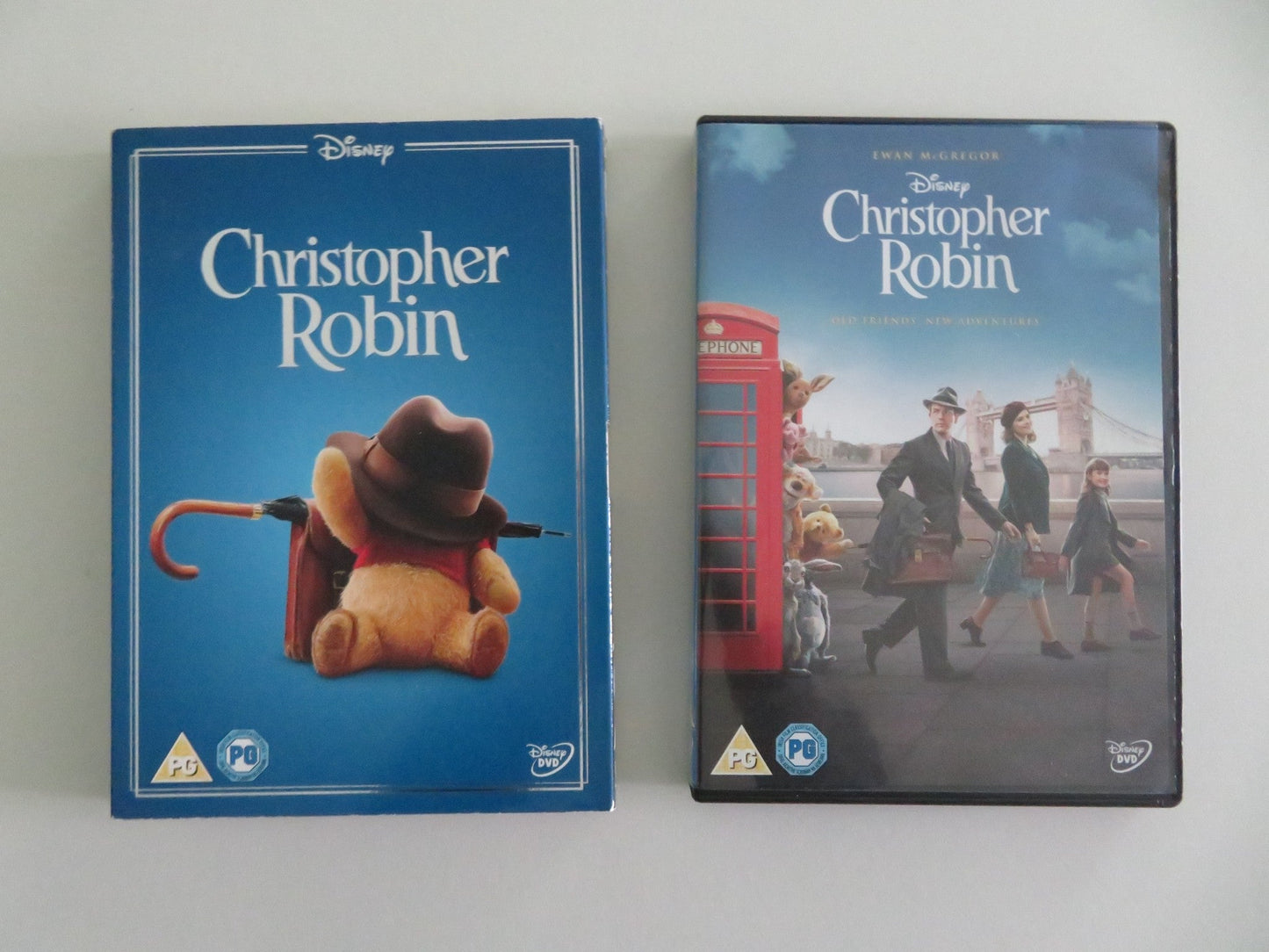 CHRISTOPHER ROBIN (DVD) DISNEY EWAN MCGREGOR HAYLEY ATWELL 2018 REGION 2 Movie posters