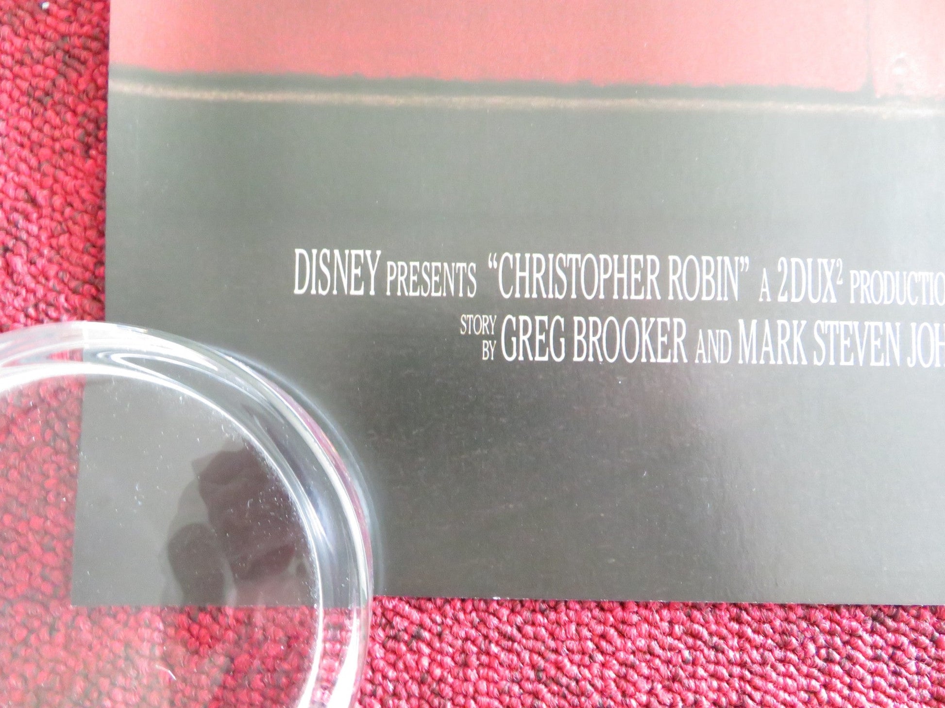 CHRISTOPHER ROBIN UK QUAD ROLLED POSTER EWAN MCGREGOR MARK GATISS 2018 Rendezvous Cinema Movie posters