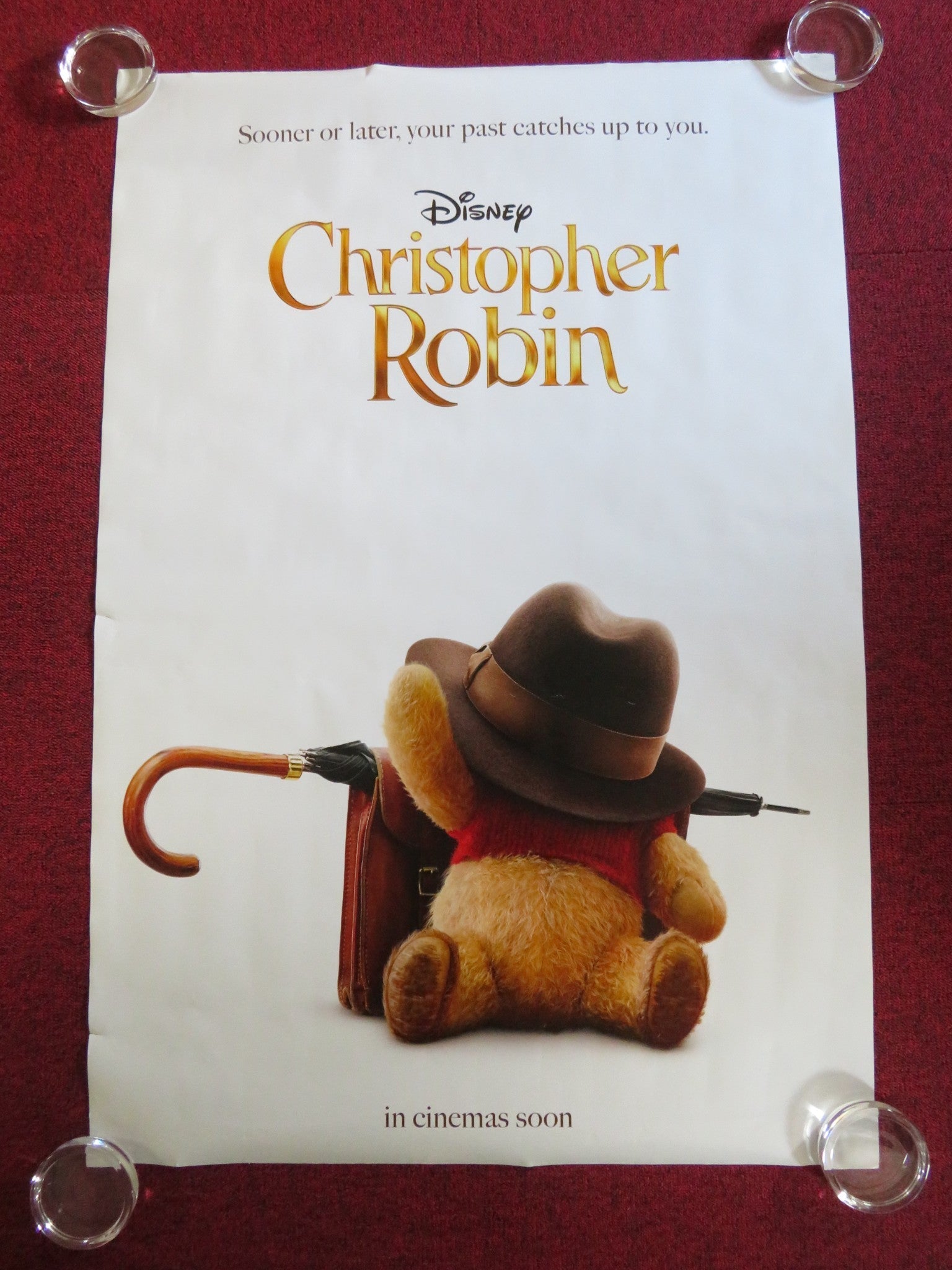 CHRISTOPHER ROBIN US ONE SHEET ROLLED POSTER DISNEY MCGREGOR MARK GATISS 2018 Rendezvous Cinema Movie posters
