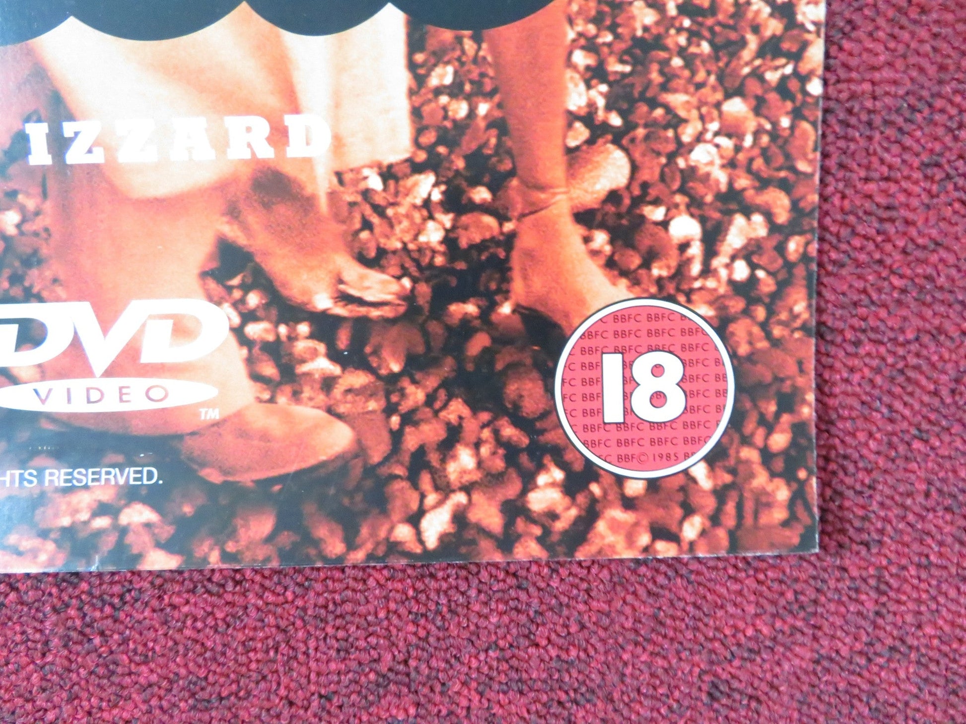 CIRCUS VHS VIDEO POSTER JOHN HANNAH FAMKE JANSSEN 2000 Rendezvous Cinema Movie posters