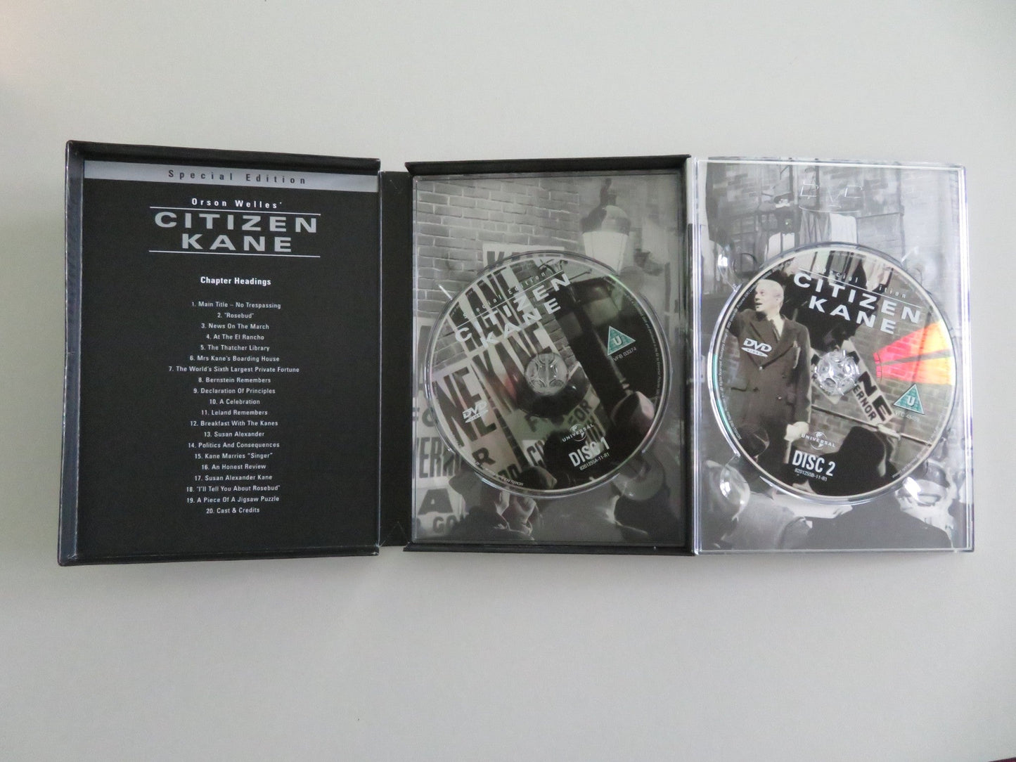 CITIZEN KANE - C SPECIAL EDITION (DVD) JOSEPH COTTEN ORSON WELLES 1941 REGION 2 Movie posters