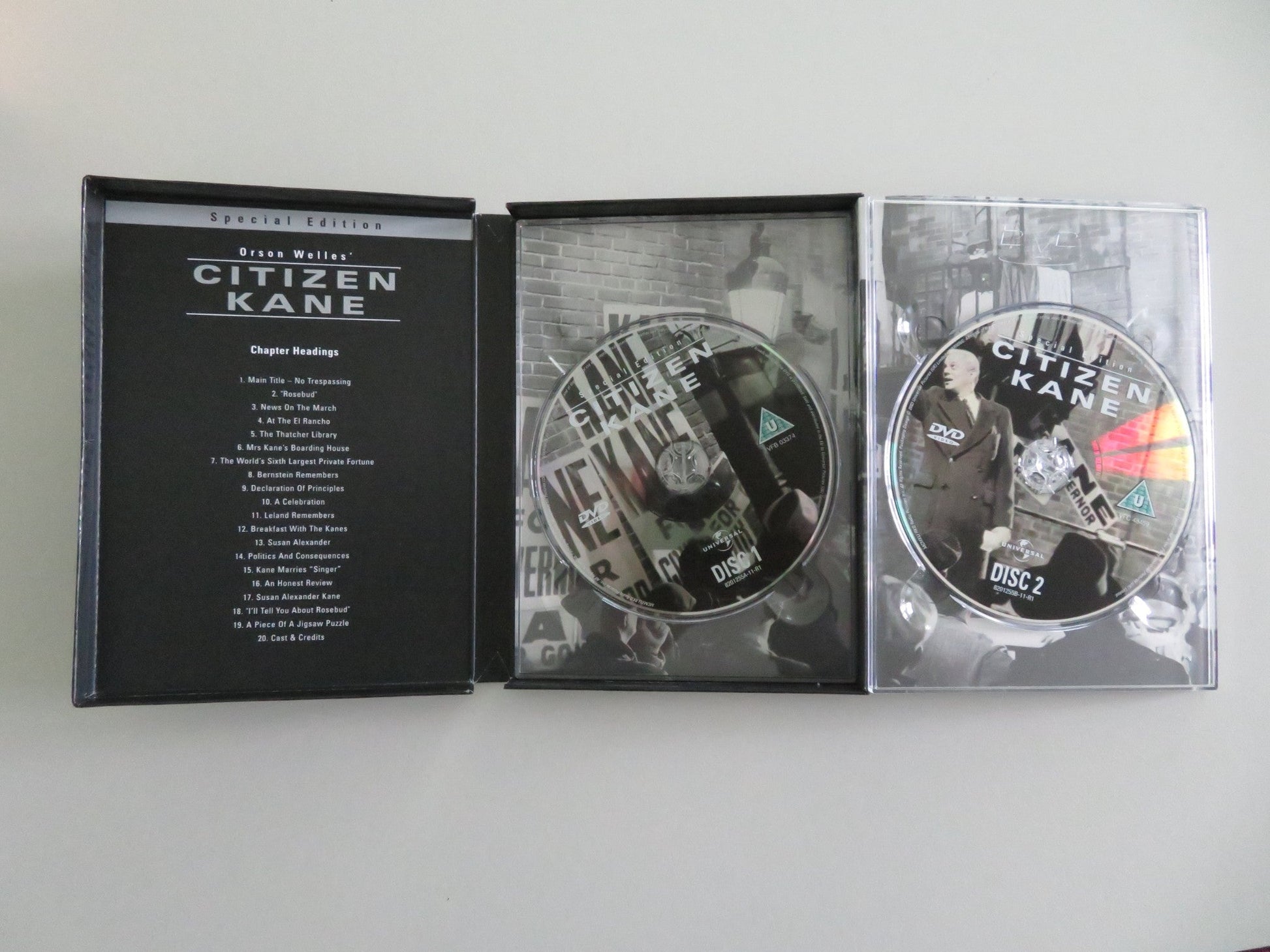 CITIZEN KANE - C SPECIAL EDITION (DVD) JOSEPH COTTEN ORSON WELLES 1941 REGION 2 Movie posters