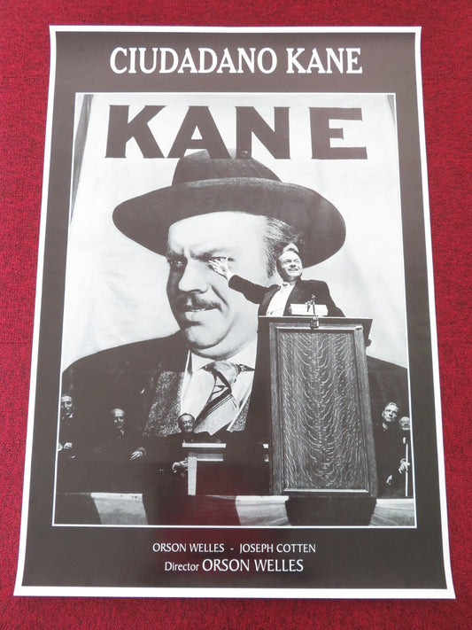 CITIZEN KANE SPANISH POSTER ROLLED COMMERCIAL ORSON WELLES JOSEPH COTTEN 1990s Movie posters
