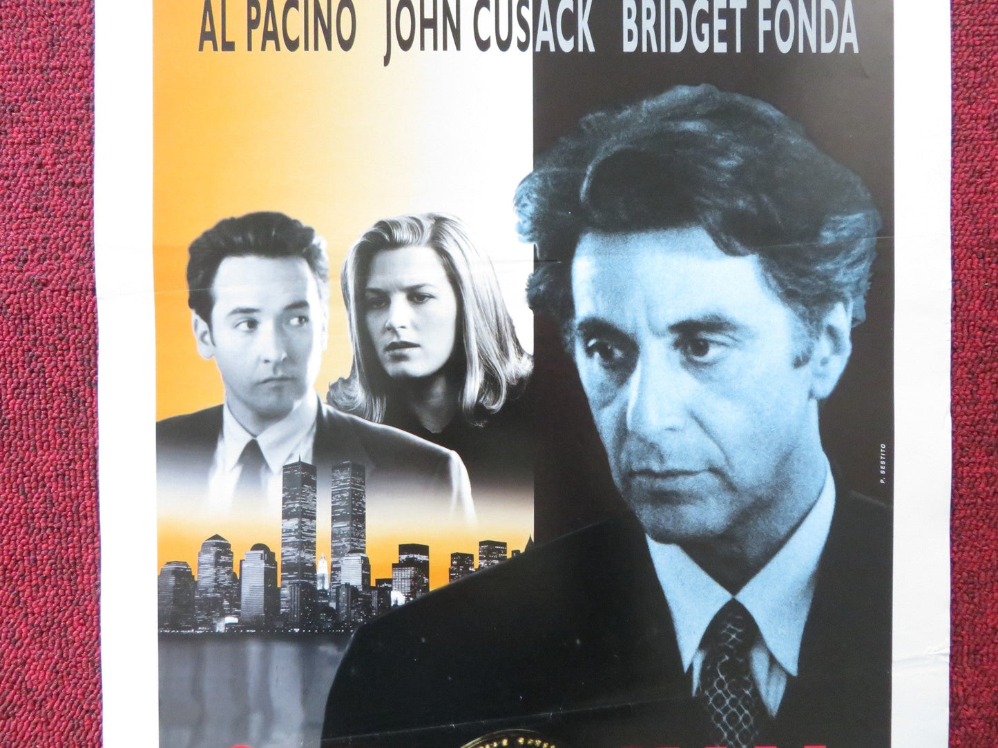 CITY HALL ITALIAN LOCANDINA POSTER AL PACINO JOHN CUSACK 1996 Rendezvous Cinema Movie posters