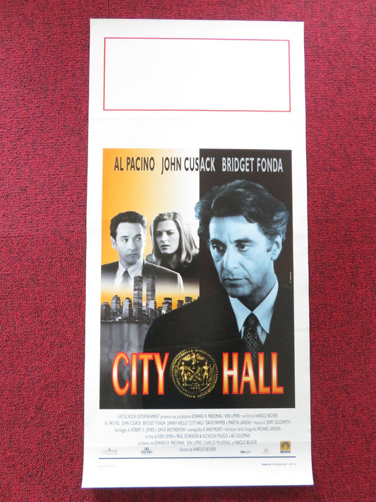 CITY HALL ITALIAN LOCANDINA POSTER AL PACINO JOHN CUSACK 1996 Rendezvous Cinema Movie posters