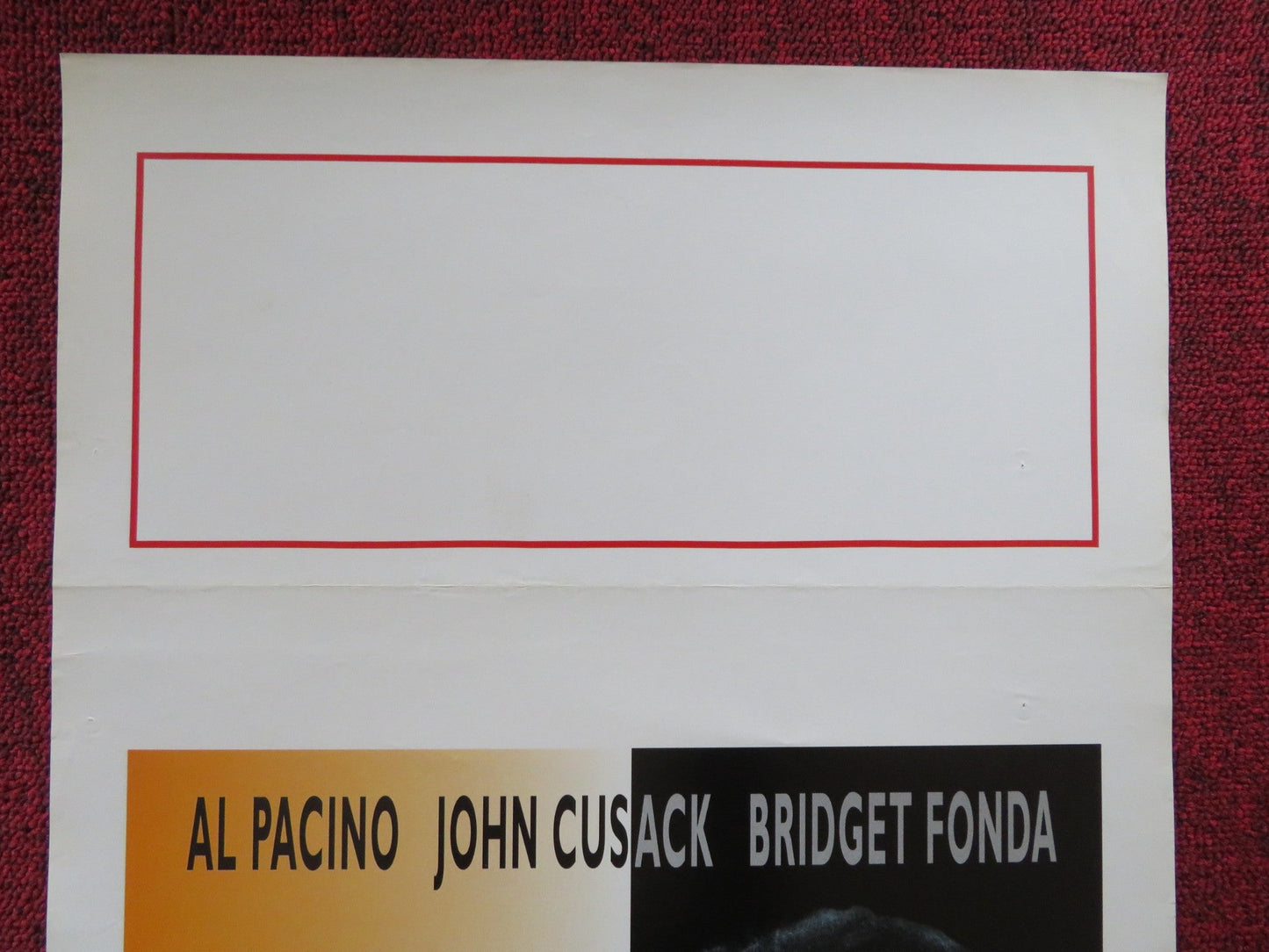 CITY HALL ITALIAN LOCANDINA POSTER AL PACINO JOHN CUSACK 1996 Rendezvous Cinema Movie posters