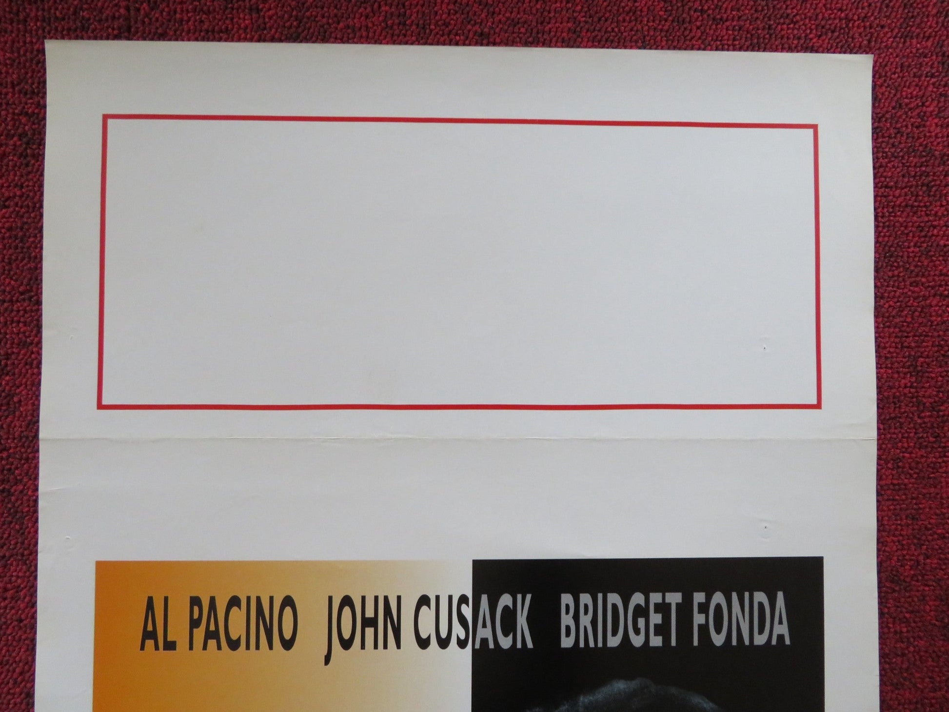 CITY HALL ITALIAN LOCANDINA POSTER AL PACINO JOHN CUSACK 1996 Rendezvous Cinema Movie posters