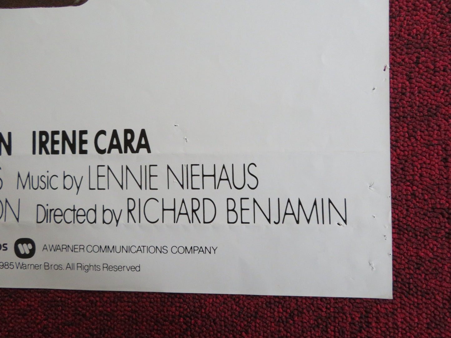 CITY HEAT FOLDED US ONE SHEET POSTER CLINT EASTWOOD BURT REYNOLDS 1984 Rendezvous Cinema Movie posters