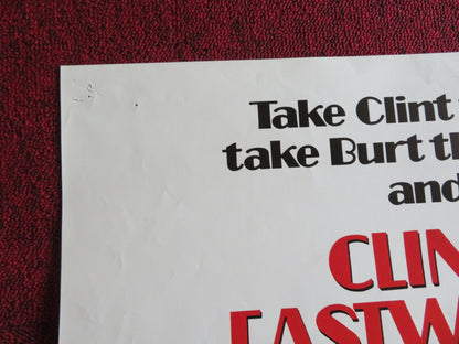 CITY HEAT FOLDED US ONE SHEET POSTER CLINT EASTWOOD BURT REYNOLDS 1984 Rendezvous Cinema Movie posters