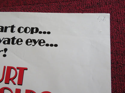 CITY HEAT FOLDED US ONE SHEET POSTER CLINT EASTWOOD BURT REYNOLDS 1984 Rendezvous Cinema Movie posters