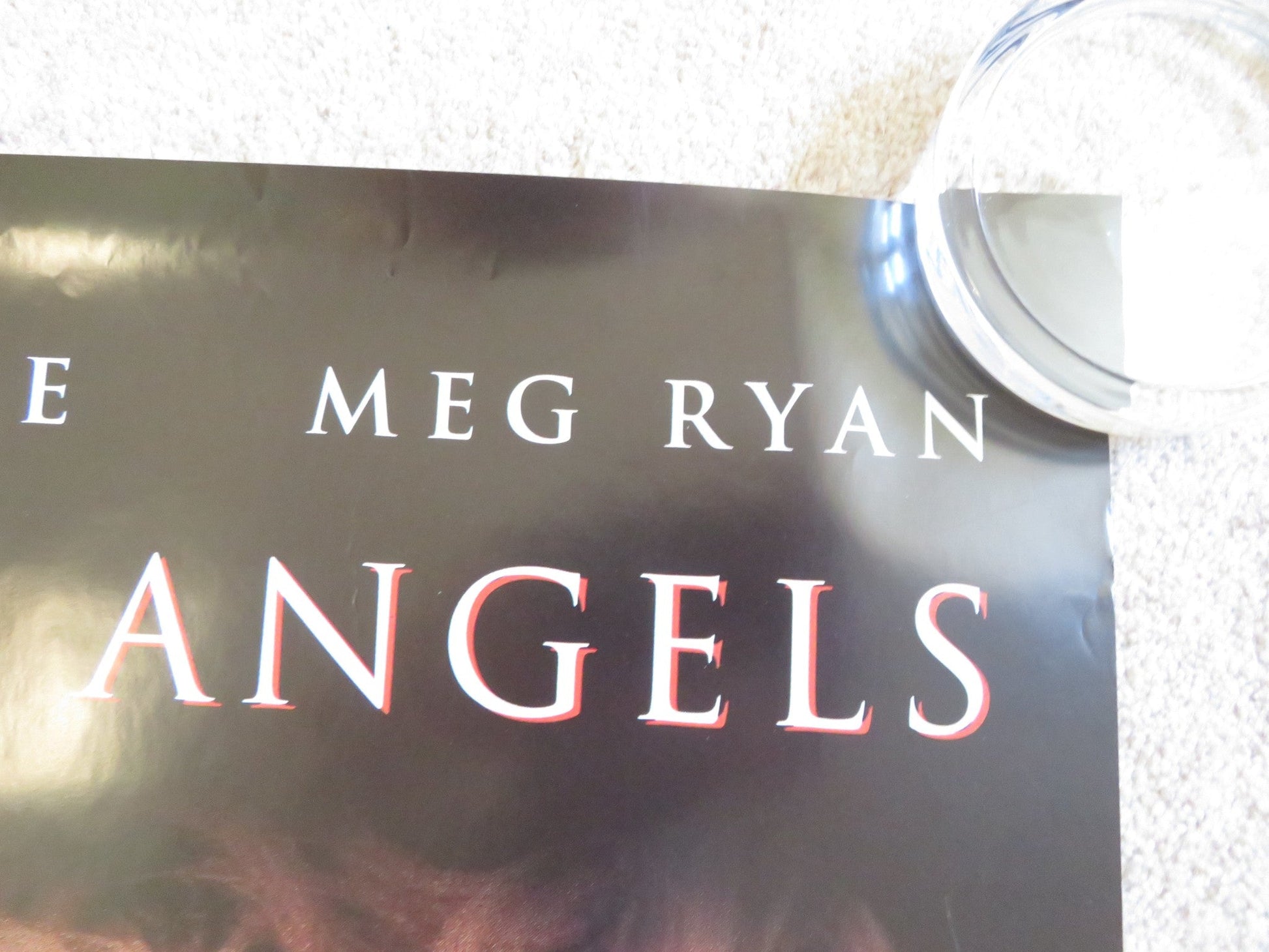 CITY OF ANGELS VHS VIDEO POSTER NICOLAS CAGE MEG RYAN 1998 Rendezvous Cinema Movie posters