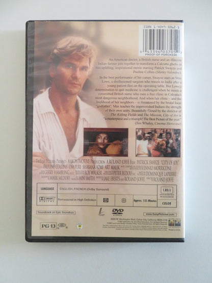 CITY OF JOY (DVD) PATRICK SWAYZE OM PURI PAULINE COLLINS 1992 REGION 1 - Rendezvous Cinema