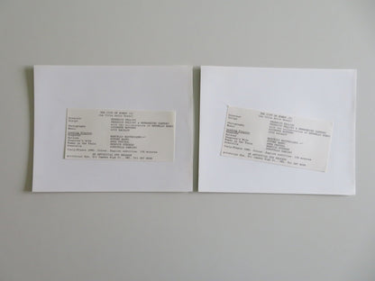 CITY OF WOMEN MOVIE STILL PHOTO LOT OF 2 MARCELLO MASTROIANNI ANNA PRUCNAL 1980 - Rendezvous Cinema