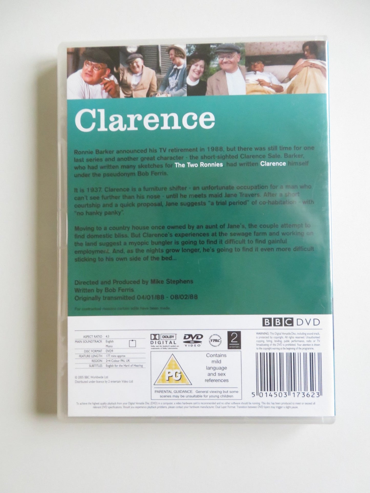 CLARENCE (DVD) RONNIE BARKER JOSEPHINE TEWSON 1988 REGION 2 + 4 Movie posters