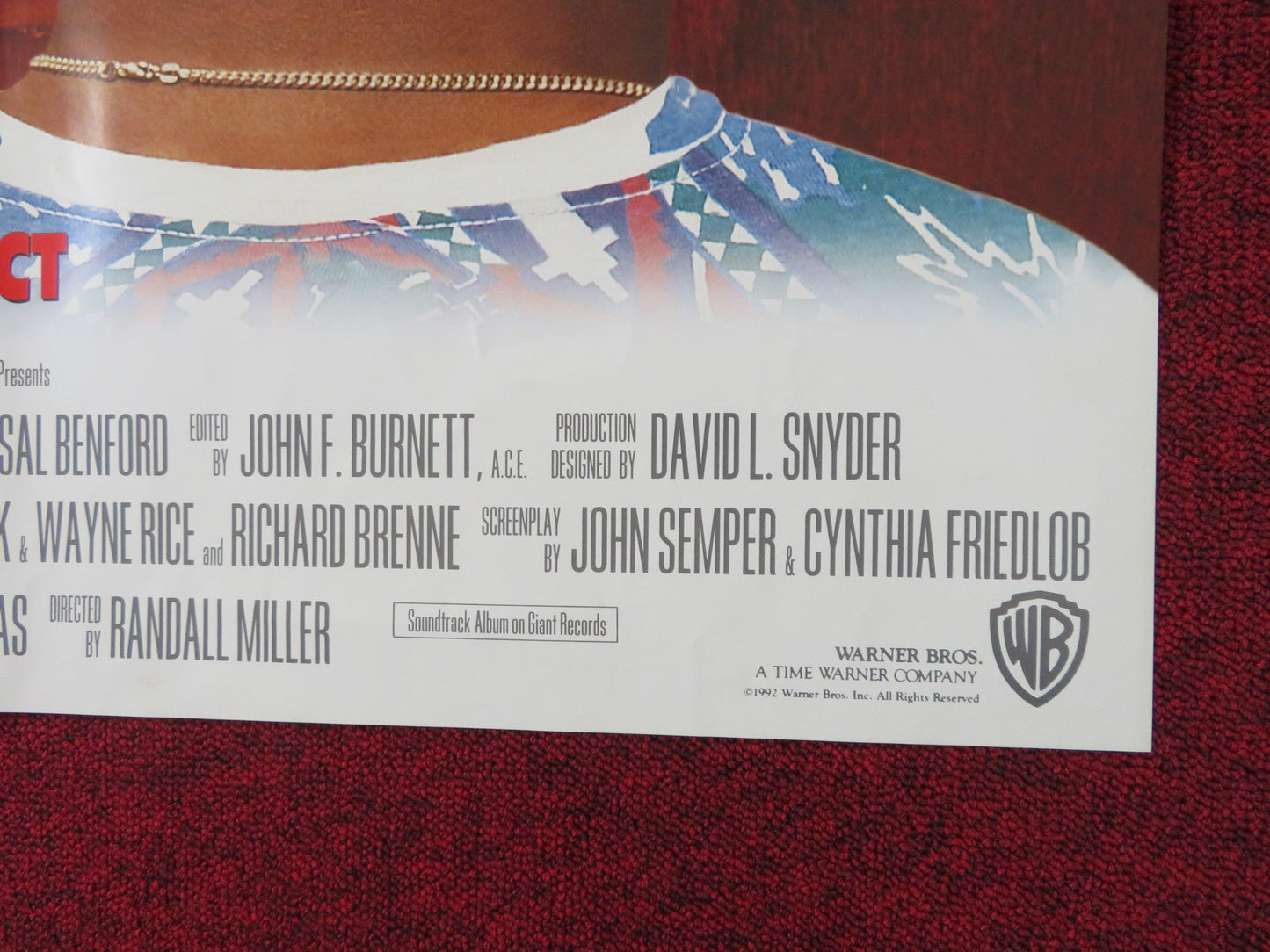 CLASS ACT FOLDED US ONE SHEET POSTER CHRISTOPHER REID CHRISTOPHER MARTIN 1992 Rendezvous Cinema Movie posters