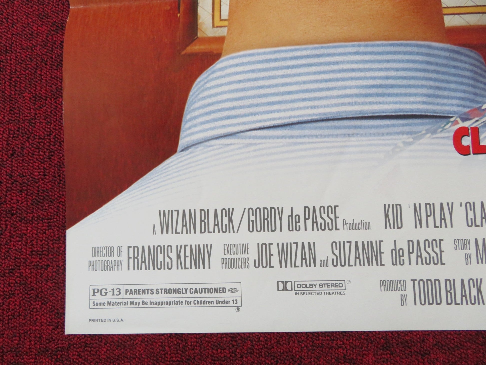 CLASS ACT FOLDED US ONE SHEET POSTER CHRISTOPHER REID CHRISTOPHER MARTIN 1992 Rendezvous Cinema Movie posters