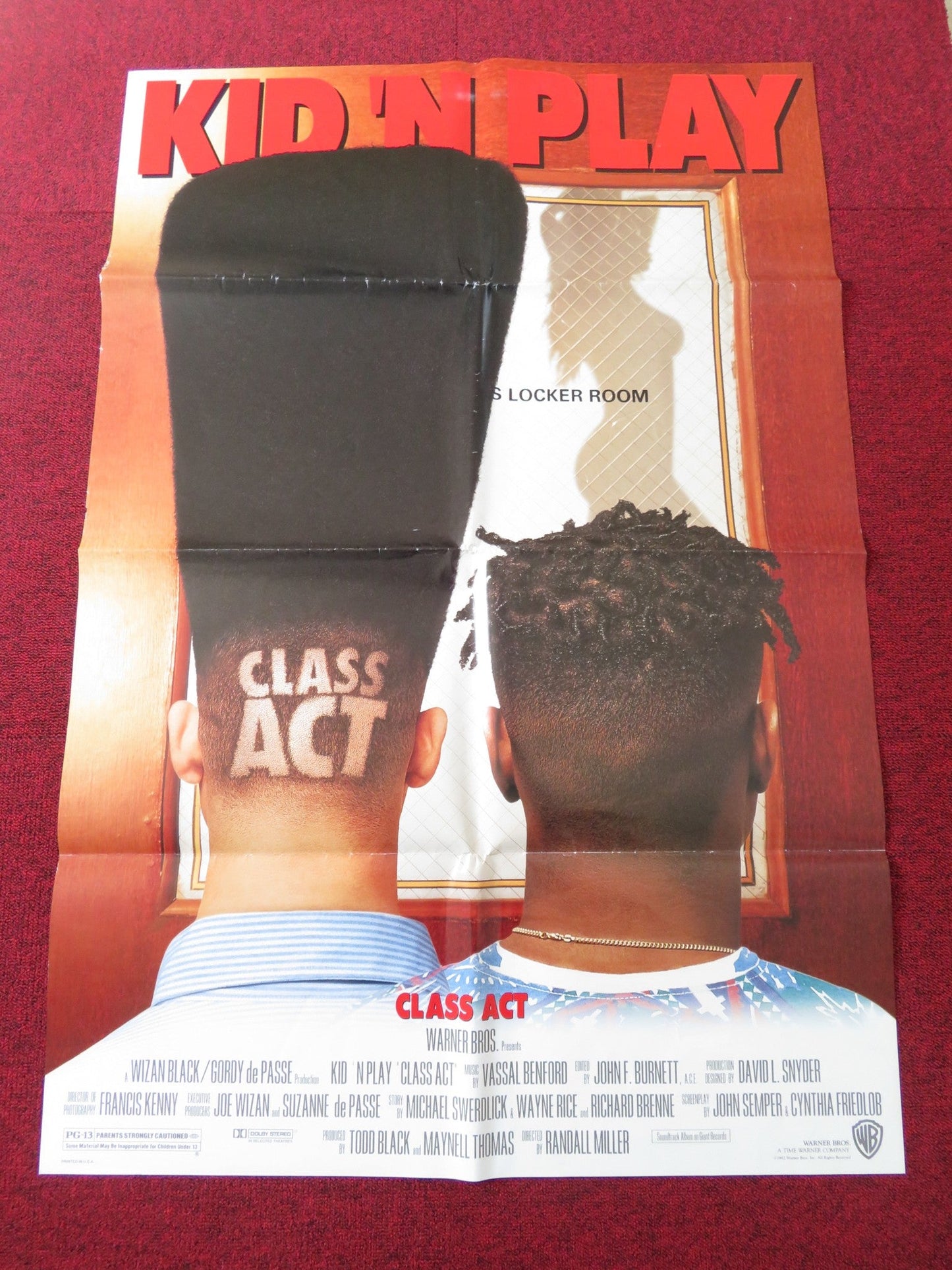 CLASS ACT FOLDED US ONE SHEET POSTER CHRISTOPHER REID CHRISTOPHER MARTIN 1992 Rendezvous Cinema Movie posters