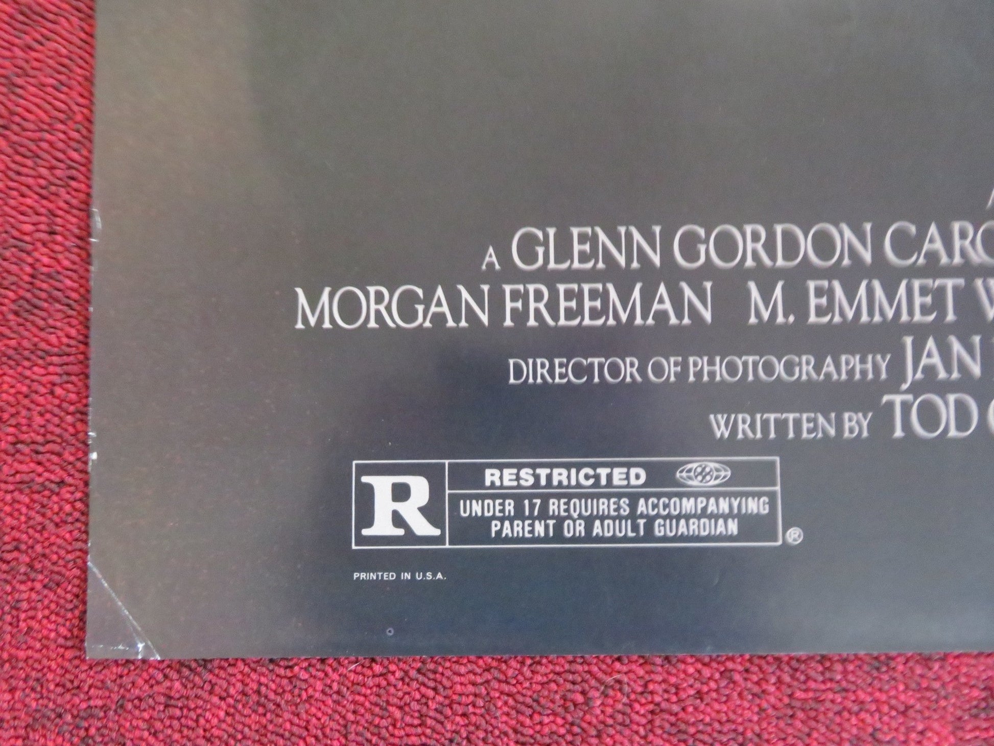 CLEAN AND SOBER FOLDED US ONE SHEET POSTER MICHAEL KEATON KATHY BAKER 1988 Rendezvous Cinema Movie posters