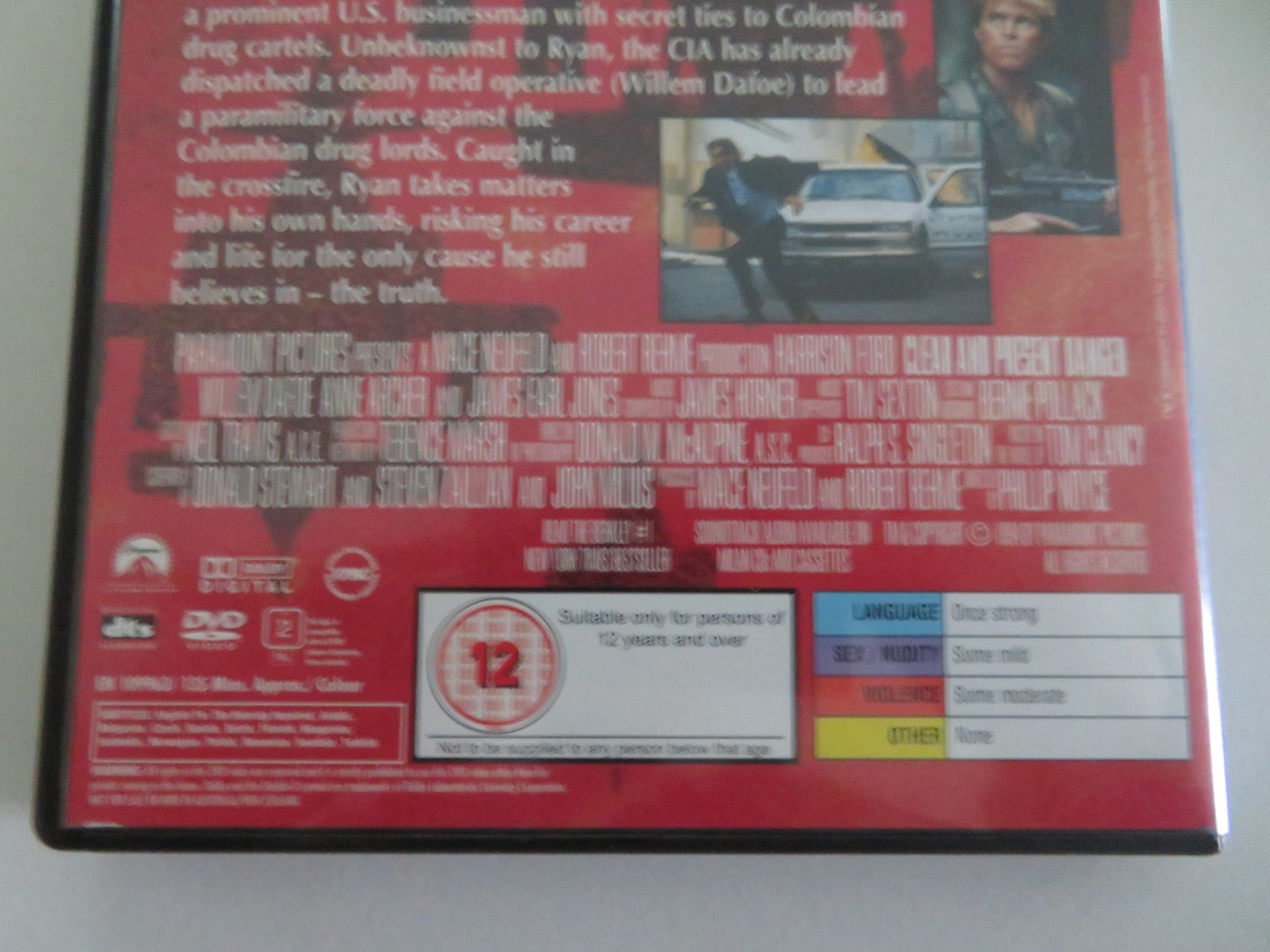 CLEAR AND PRESENT DANGER - SPECIAL COLLECTOR'S EDITION (DVD) FORD 1994 REGION 2 Movie posters