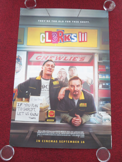 Clerks III US One Sheet Rolled Poster Brian O'Halloran Jeff Anderson 2022 Movie posters