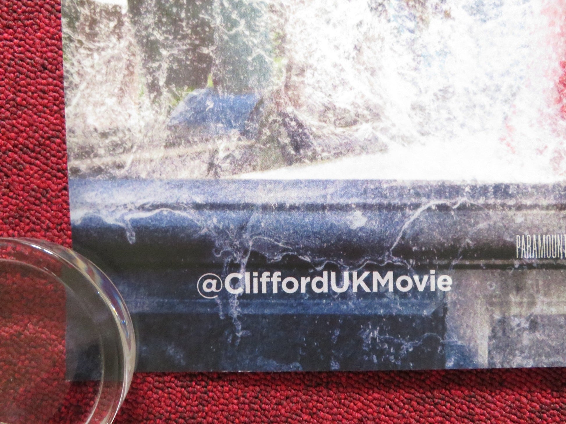 CLIFFORD THE BIG RED DOG - B UK QUAD ROLLED POSTER DARBY CAMP J. WHITEHALL 2021 Rendezvous Cinema Movie posters