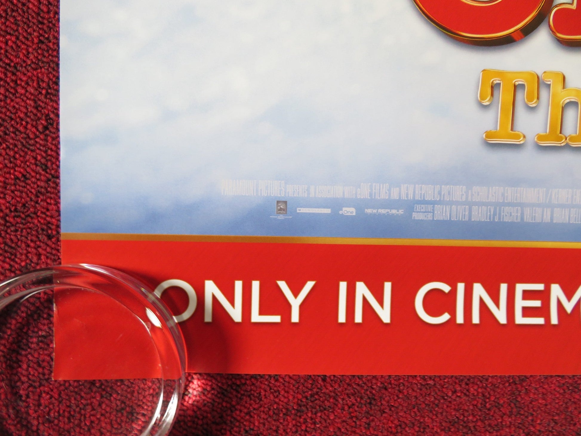 CLIFFORD THE BIG RED DOG US ONE SHEET ROLLED POSTER WHITEHALL DARBY CAMP 2021 Rendezvous Cinema Movie posters