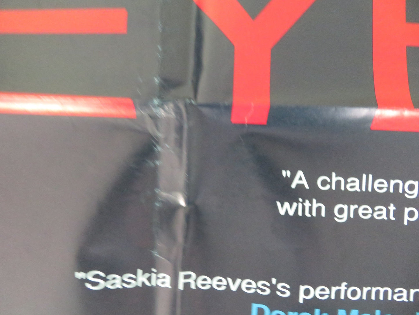 CLOSE MY EYES UK QUAD POSTER FOLDED ALAN RICKMAN CLIVE OWEN 1991 Movie posters