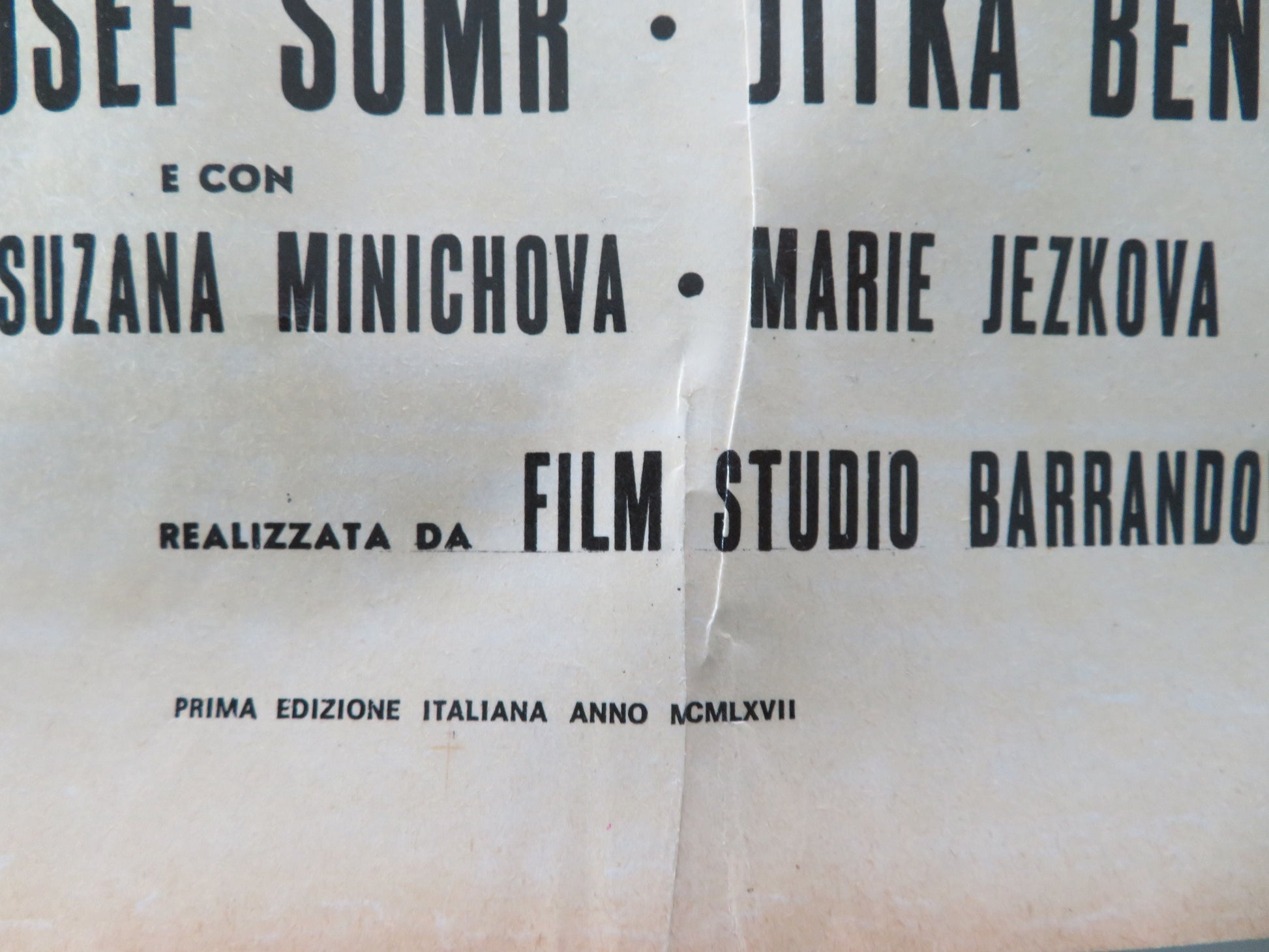 Closely Watched trains Italian Locandina Poster Vaclav Neckar Josef Somr 1967 Movie posters