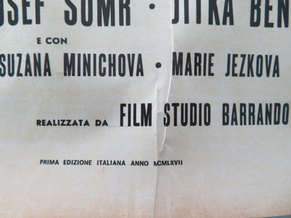 Closely Watched trains Italian Locandina Poster Vaclav Neckar Josef Somr 1967 Movie posters