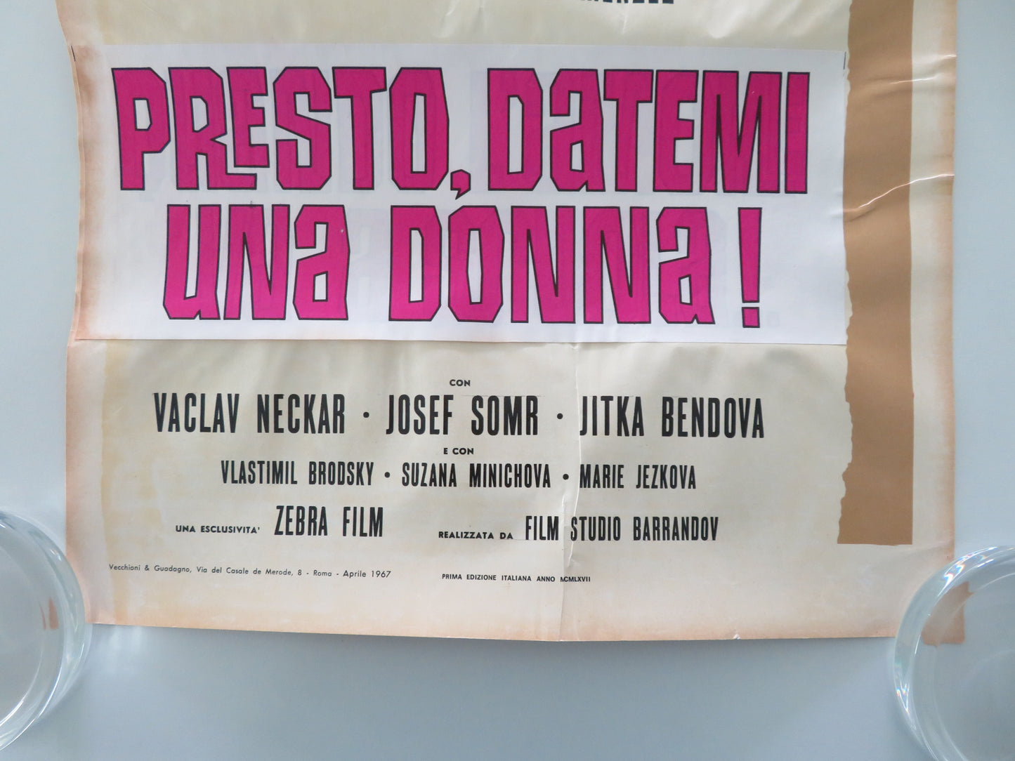 Closely Watched trains Italian Locandina Poster Vaclav Neckar Josef Somr 1967 Movie posters